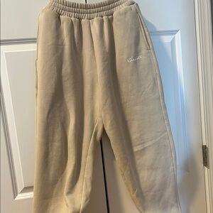 Comfort sweatpants tan